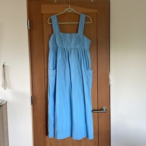 NWT Madewell Blue Midi Dress